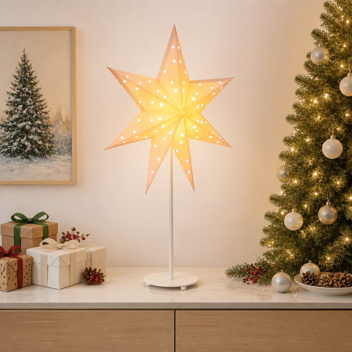 Kalėdų apšvietimas RAAHE Šilta balta 35 x 15 x 55 cm