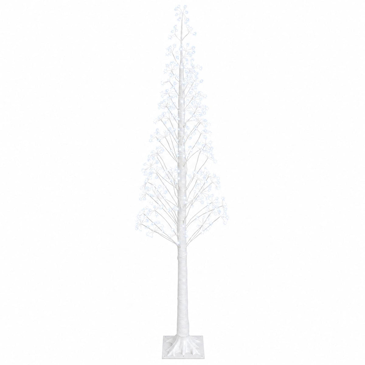 Žvaigždinė Kalėdų eglutė Balta 25 x 25 x 210 cm Plastmasė