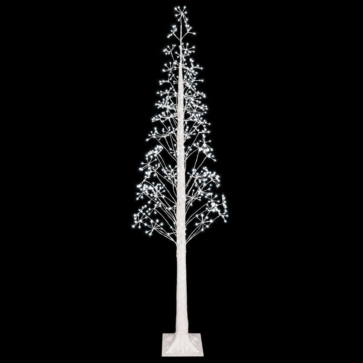 Žvaigždinė Kalėdų eglutė Balta 25 x 25 x 210 cm Plastmasė