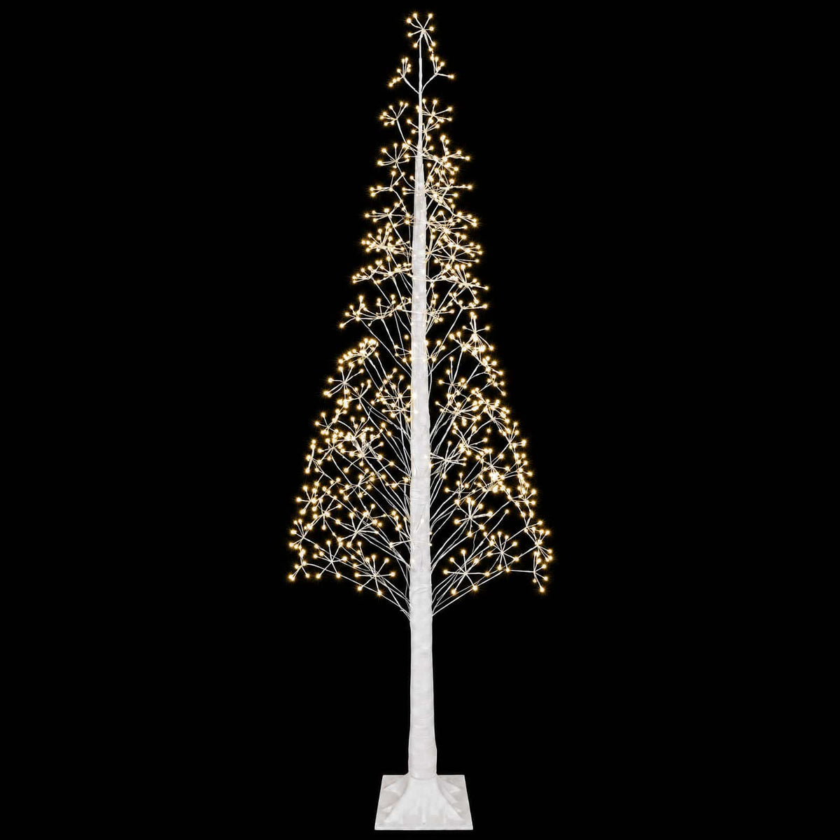Žvaigždinė Kalėdų eglutė Balta 25 x 25 x 240 cm Plastmasė