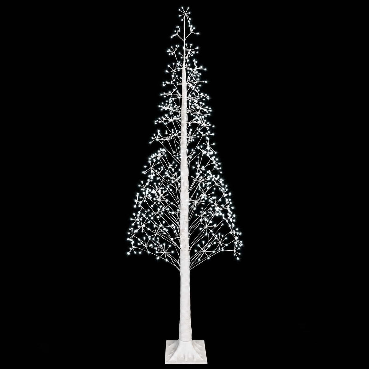 Žvaigždinė Kalėdų eglutė Balta 25 x 25 x 240 cm Plastmasė