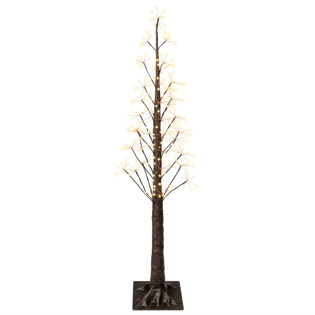 Žvaigždinė Kalėdų eglutė Ruda 150 cm Plastmasė 304 LED