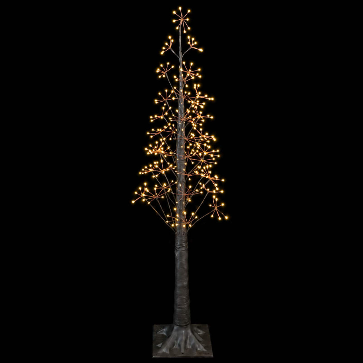 Žvaigždinė Kalėdų eglutė Ruda 150 cm Plastmasė 304 LED