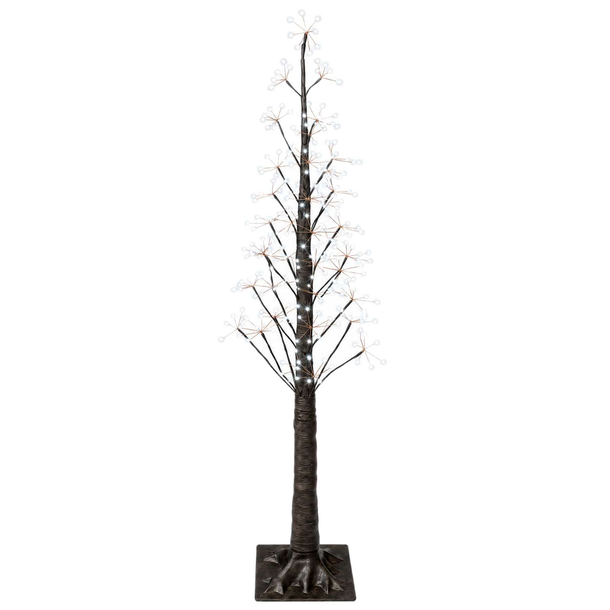 Žvaigždinė Kalėdų eglutė Ruda 17 x 17 x 150 cm Plastmasė
