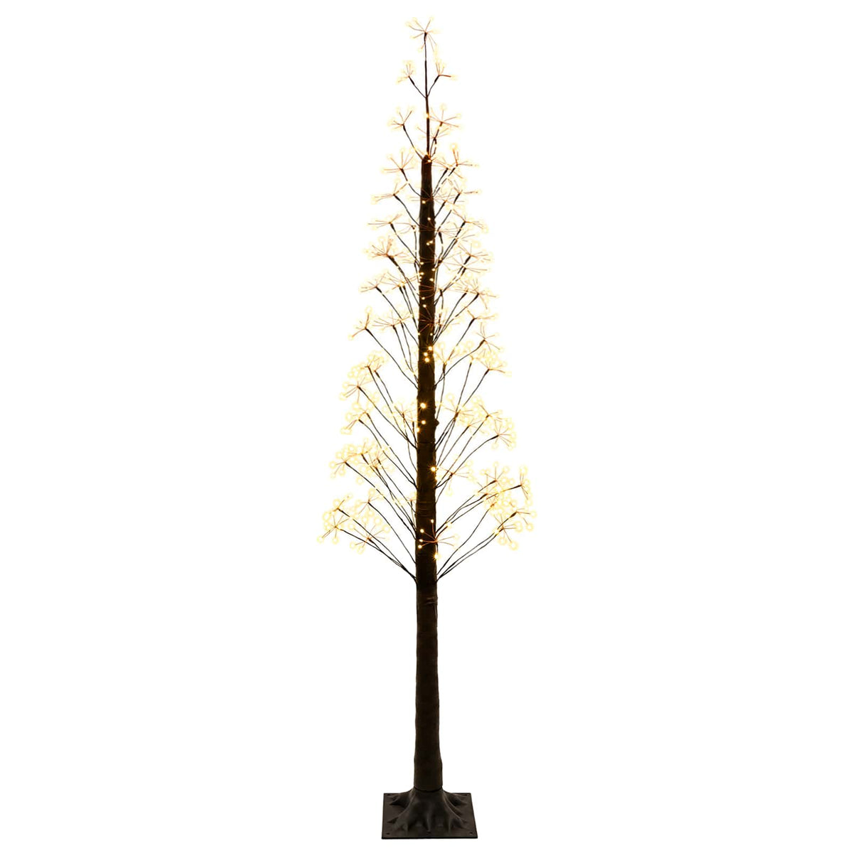 Žvaigždinė Kalėdų eglutė Ruda 25 x 25 x 210 cm Plastmasė