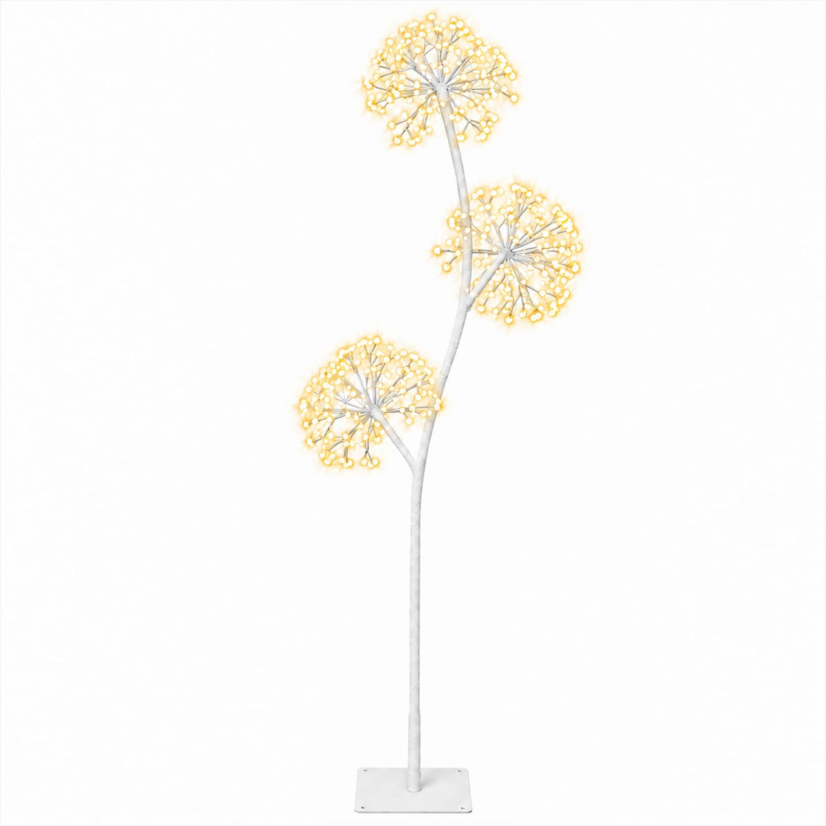 S formos LED kalėdinė eglutė Balta 18 x 18 x 120 cm Plienas