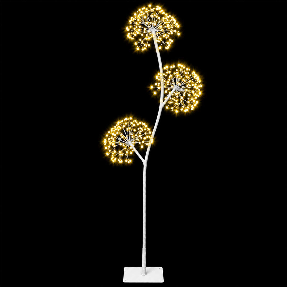 S formos LED kalėdinė eglutė Balta 18 x 18 x 120 cm Plienas