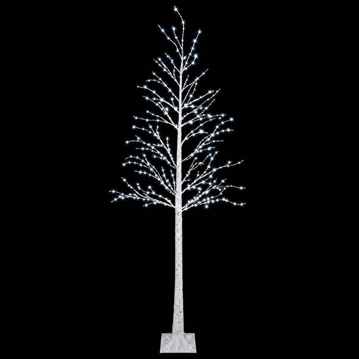 Beržinė Kalėdų eglutė Balta 25 x 25 x 240 cm Plastmasė 493 LED