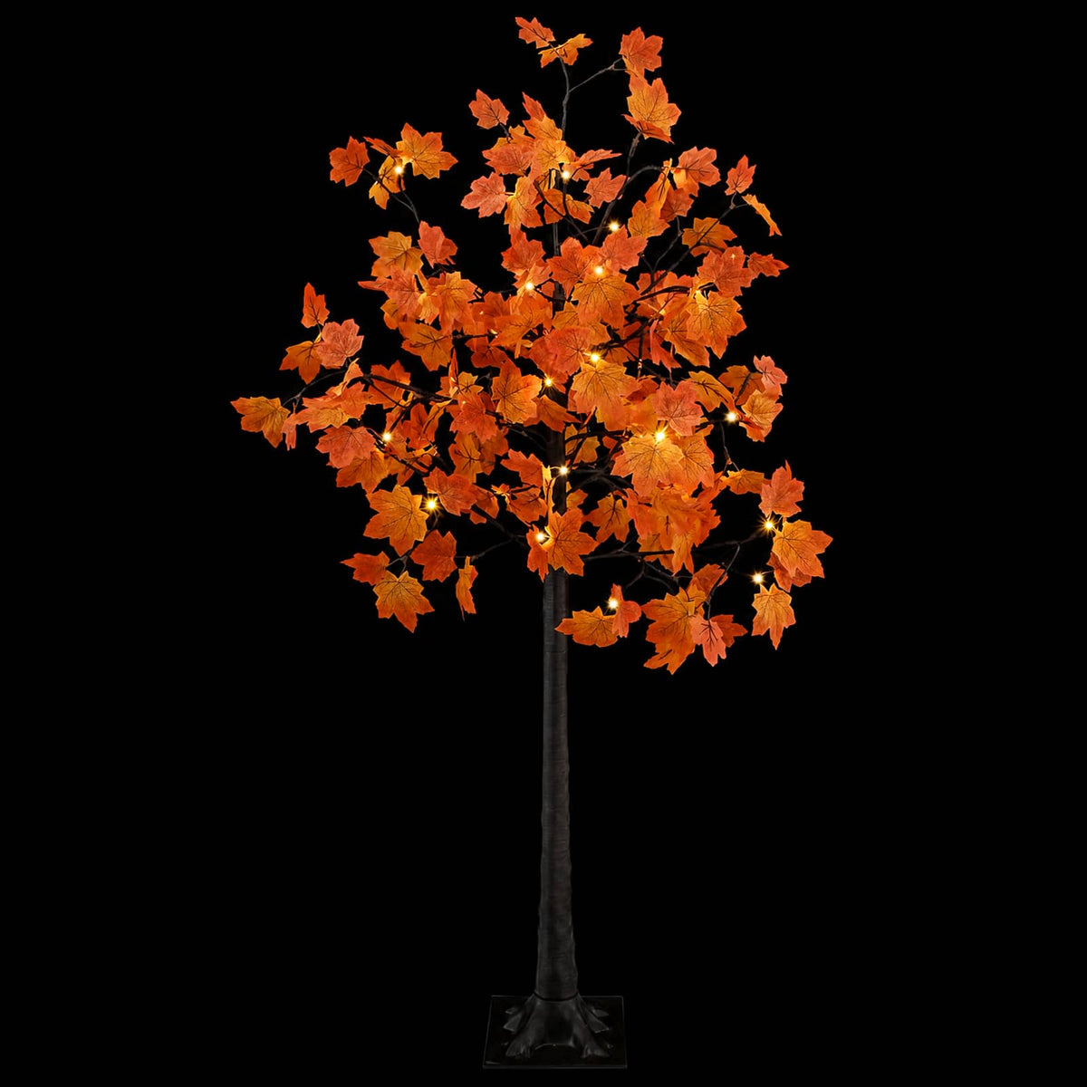 LED klevo Kalėdų eglutė Ruda 22 x 22 x 150 cm Plastmasė 96 LED