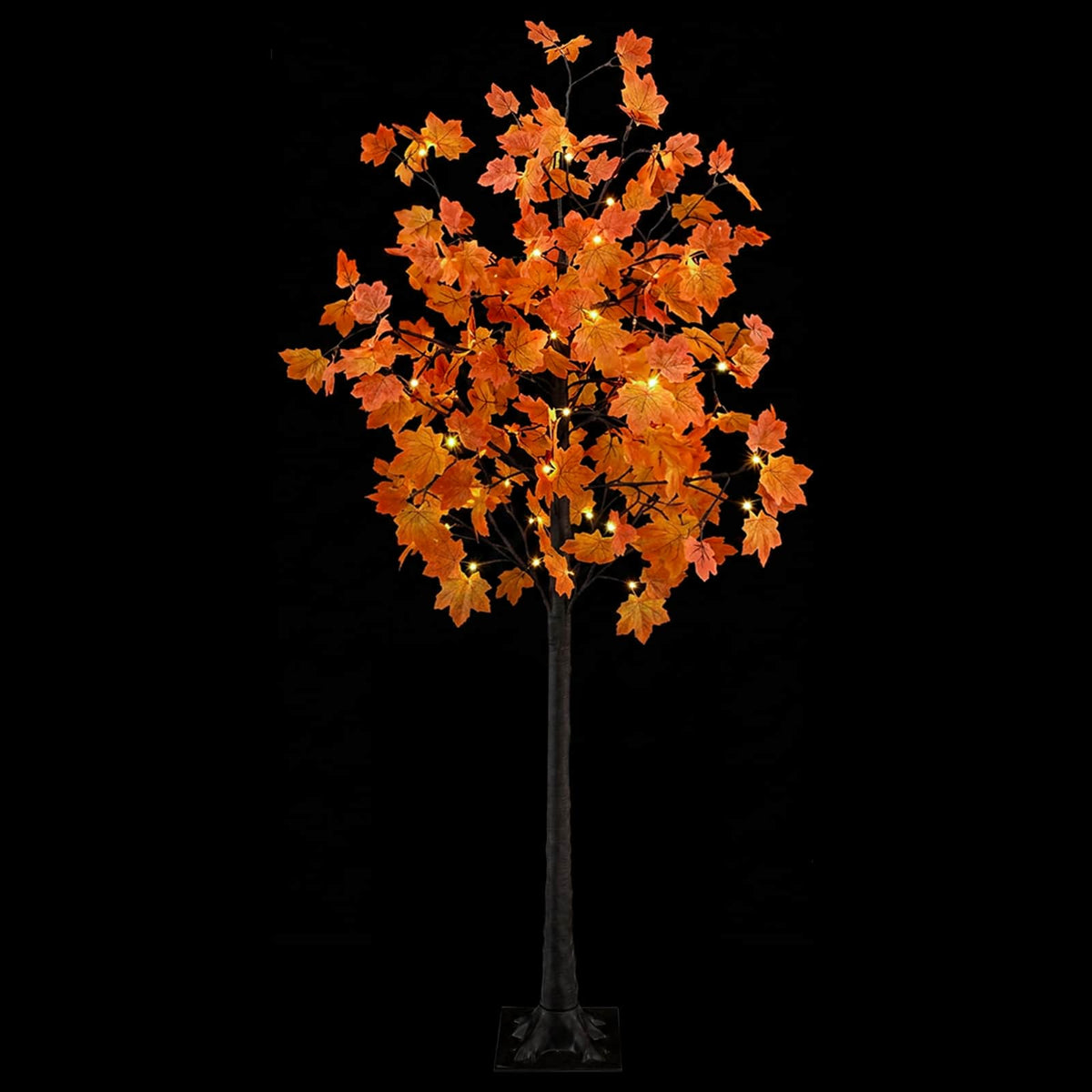 LED klevo Kalėdų eglutė Ruda 180 cm Plastmasė 120 LED