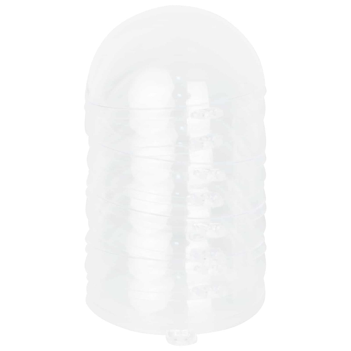 Kalėdų kamuoliukų rinkinys 50 vnt. Skaidrus Skersmuo 5 cm