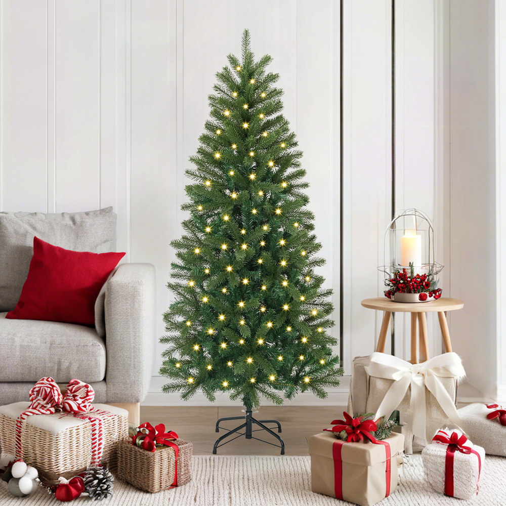 Mākslīgā Ziemassvētku eglīte SHINE VALE, ar 150 LED Zaļa 150 cm. un