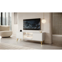TV staliukas SAVONI, baltas, 140 cm