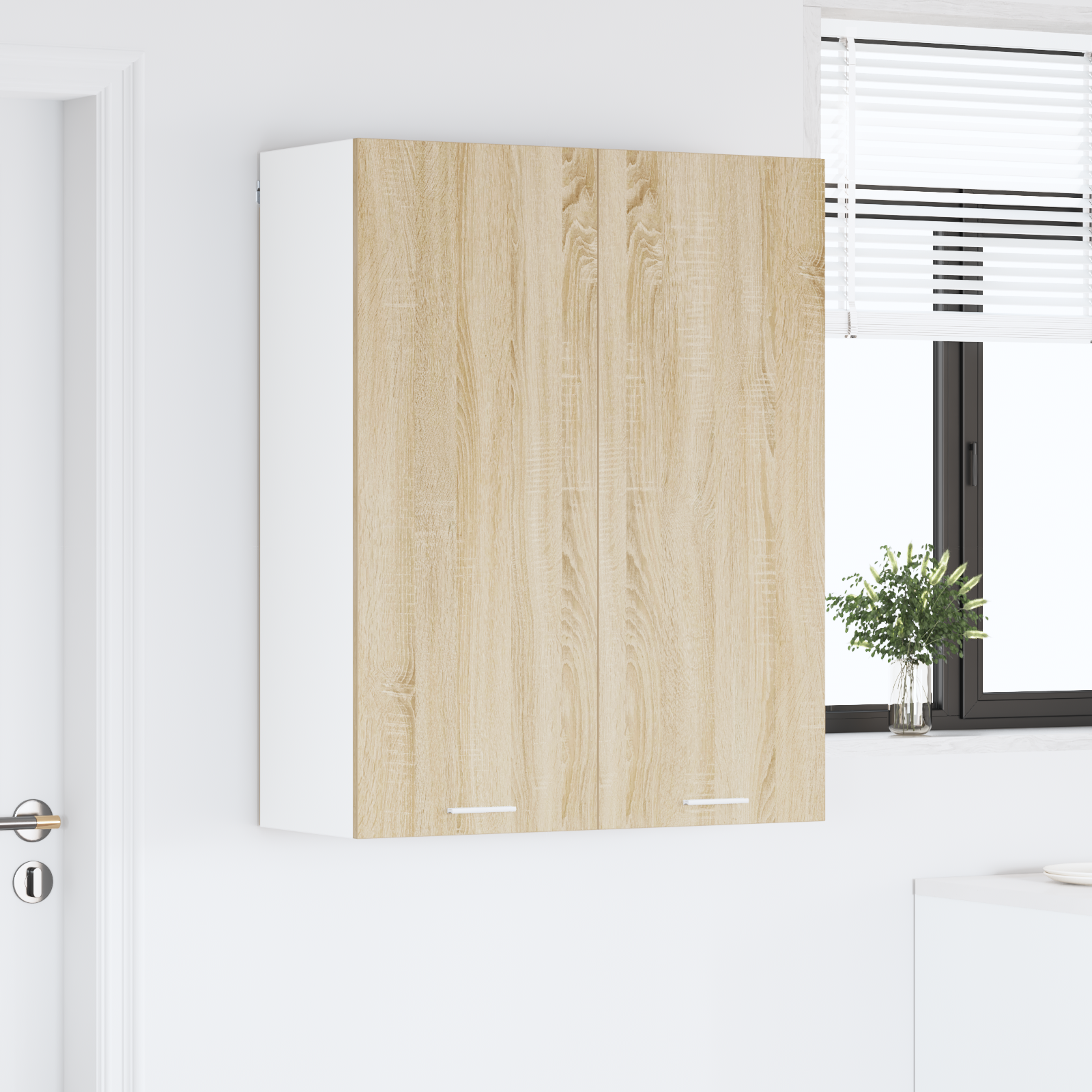 Wall cabinet Riga Sonoma oak 80 x 31 x 100 cm