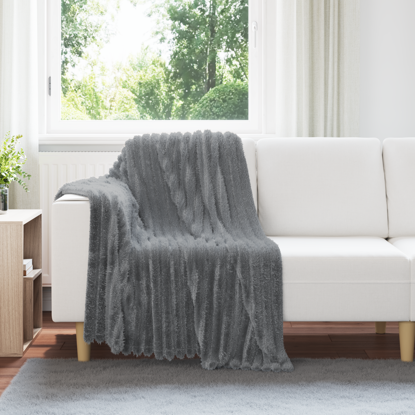 Mesti antklodės 6 pcs Tamsiai pilka 150 x 130 cm Flysas