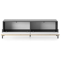 TV staliukas LAMMELO, juodas, 140 cm