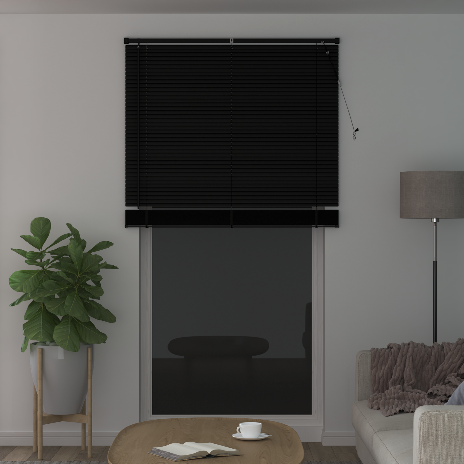 Venecijos žaliuzės Reguliuojamas Juoda 213 x 120 cm PVC
