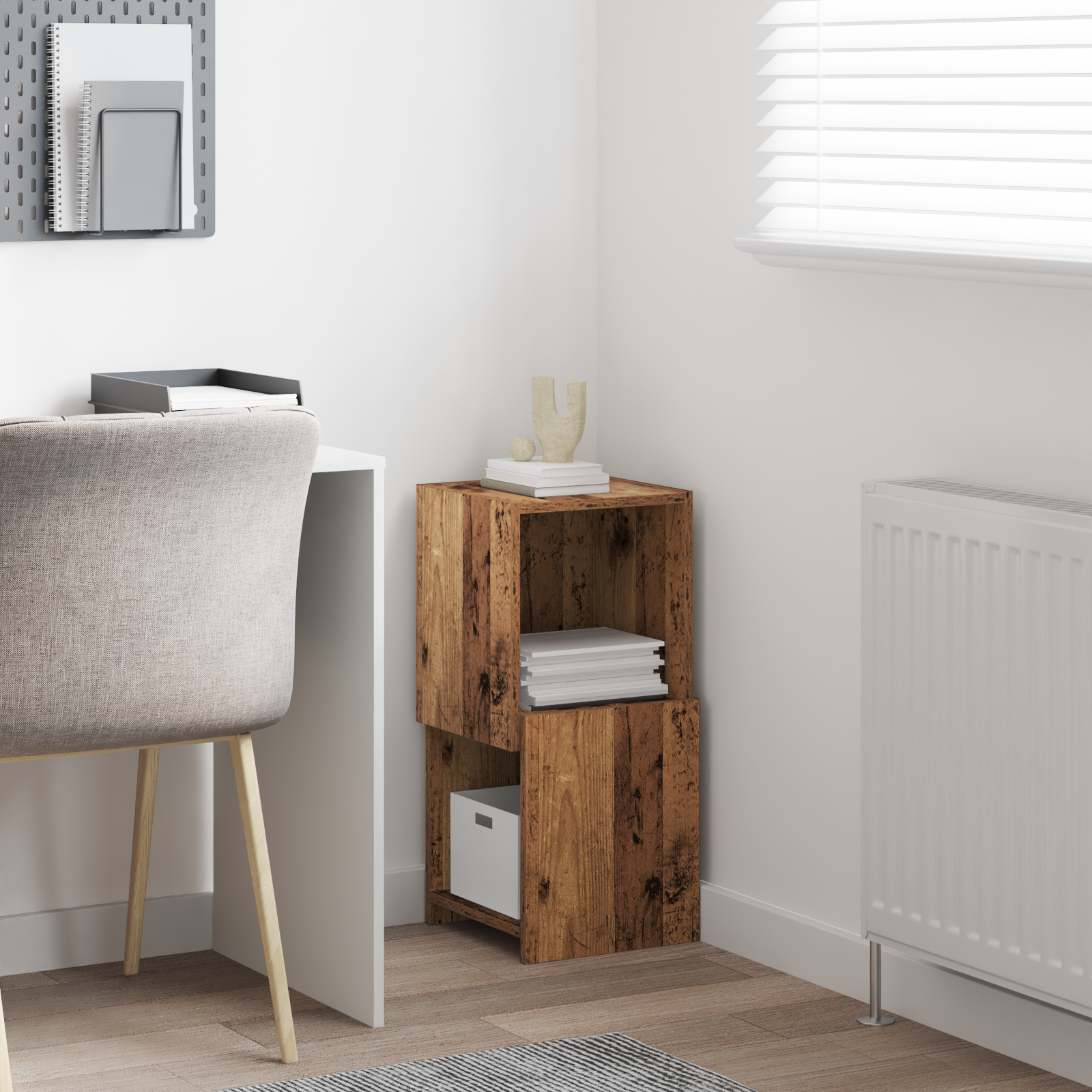 Corner Cabinet White 30.5x30x65 cm Engineered Wood