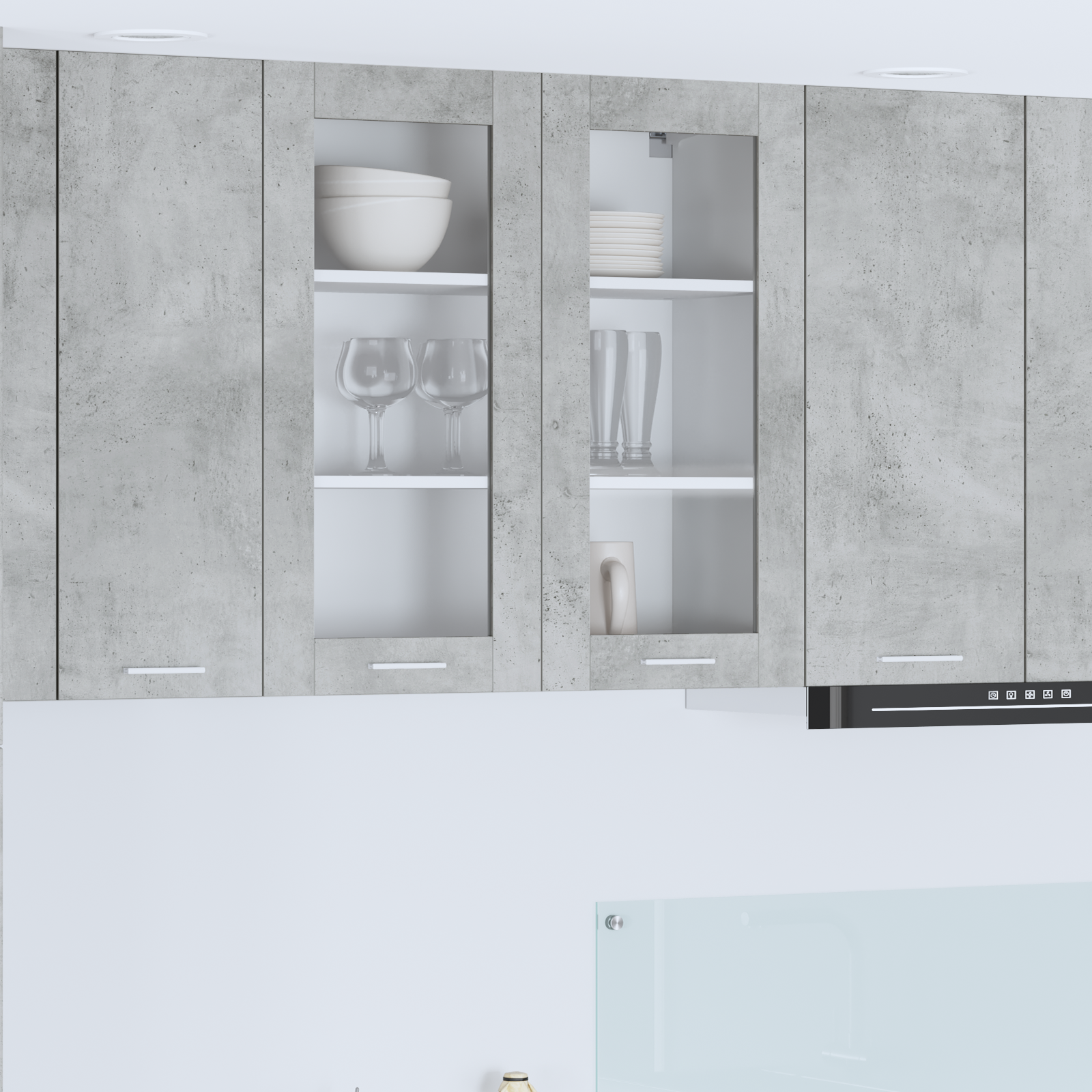Pakabinama spintelė Riga Betono pilka 80 x 31 x 80 cm