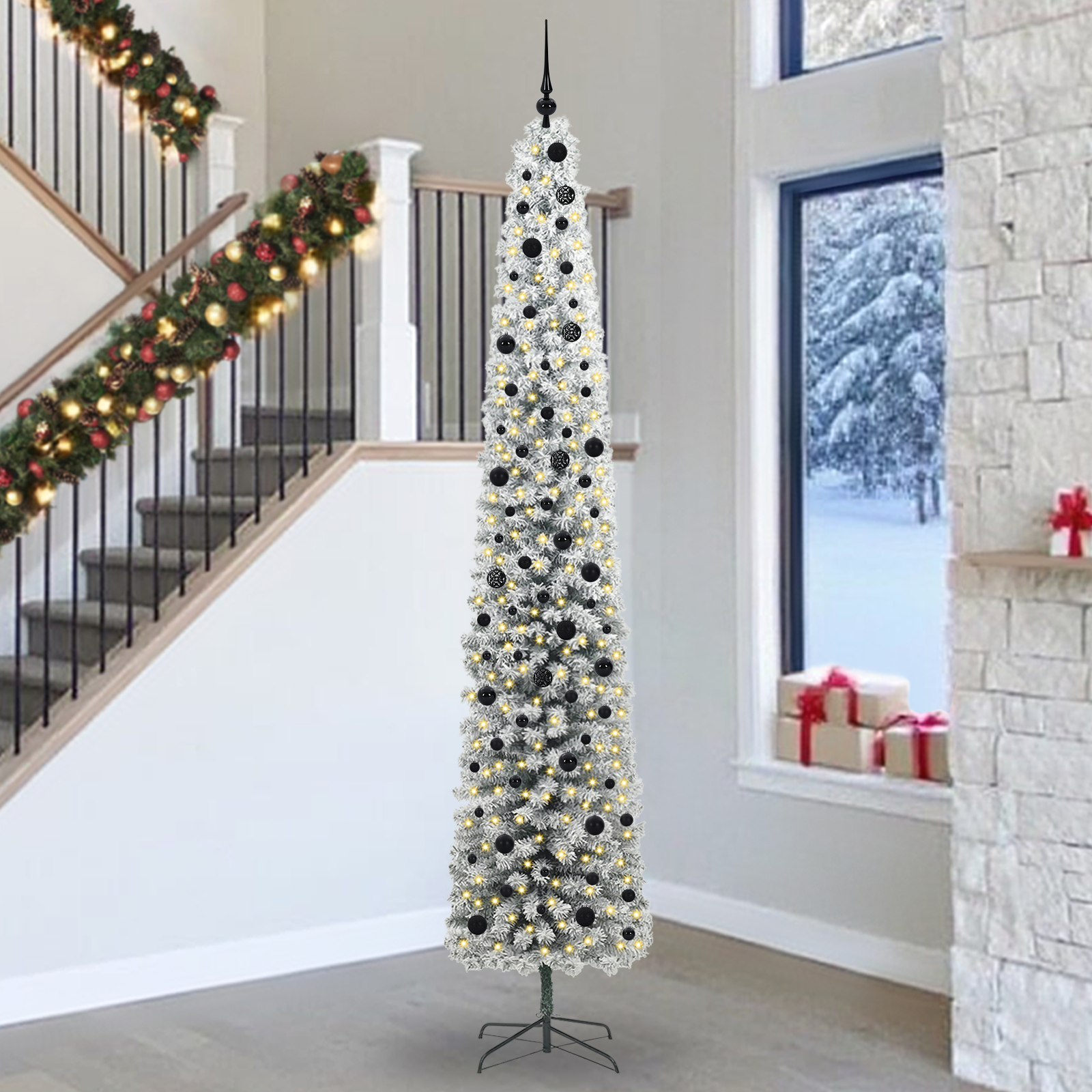 Dirbtinė Kalėdų eglutė AURORA DREAM, Žalia 300 cm. , plienas , plastikas