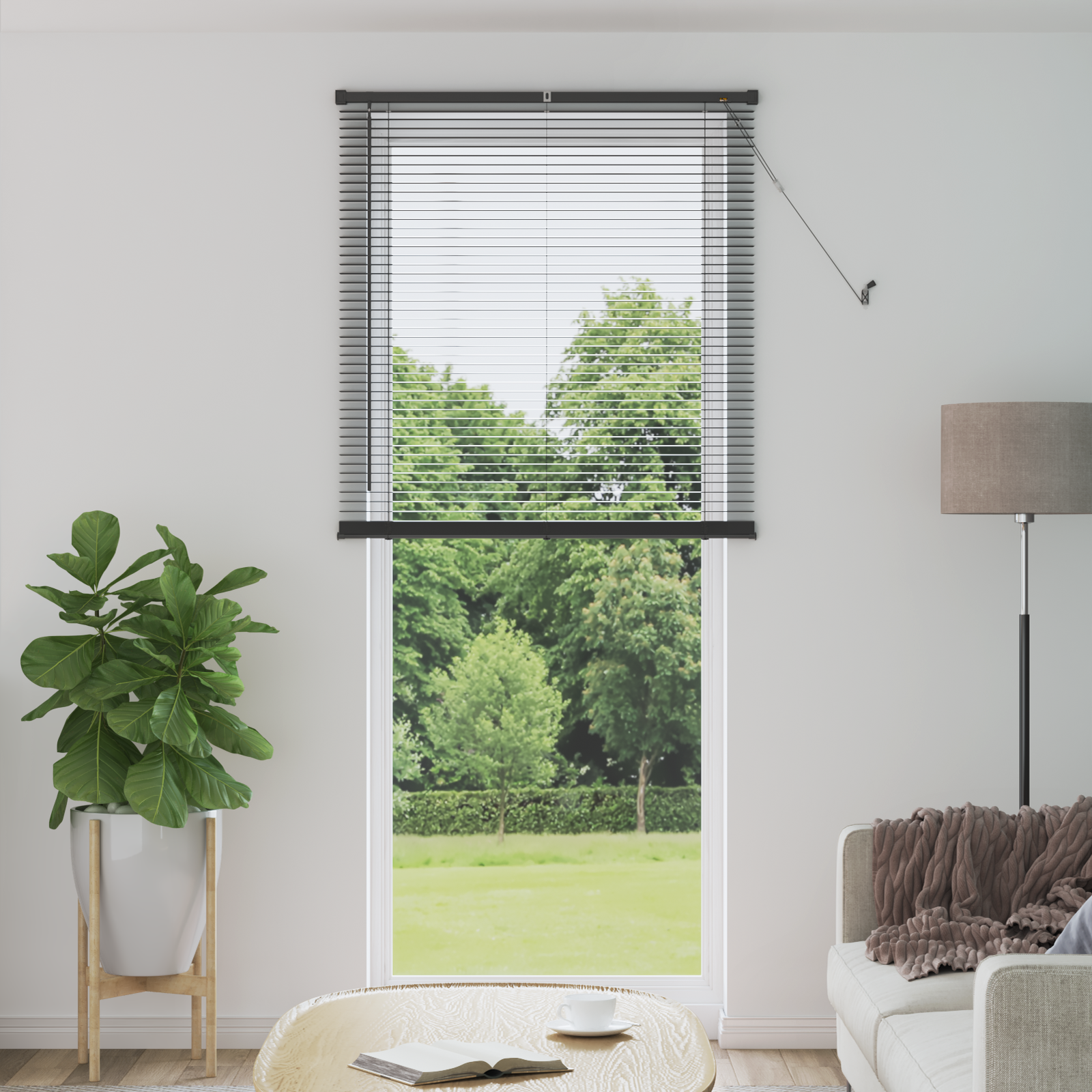 Venecijos žaliuzės Sidabrinė Pilka 213 x 90 cm PVC