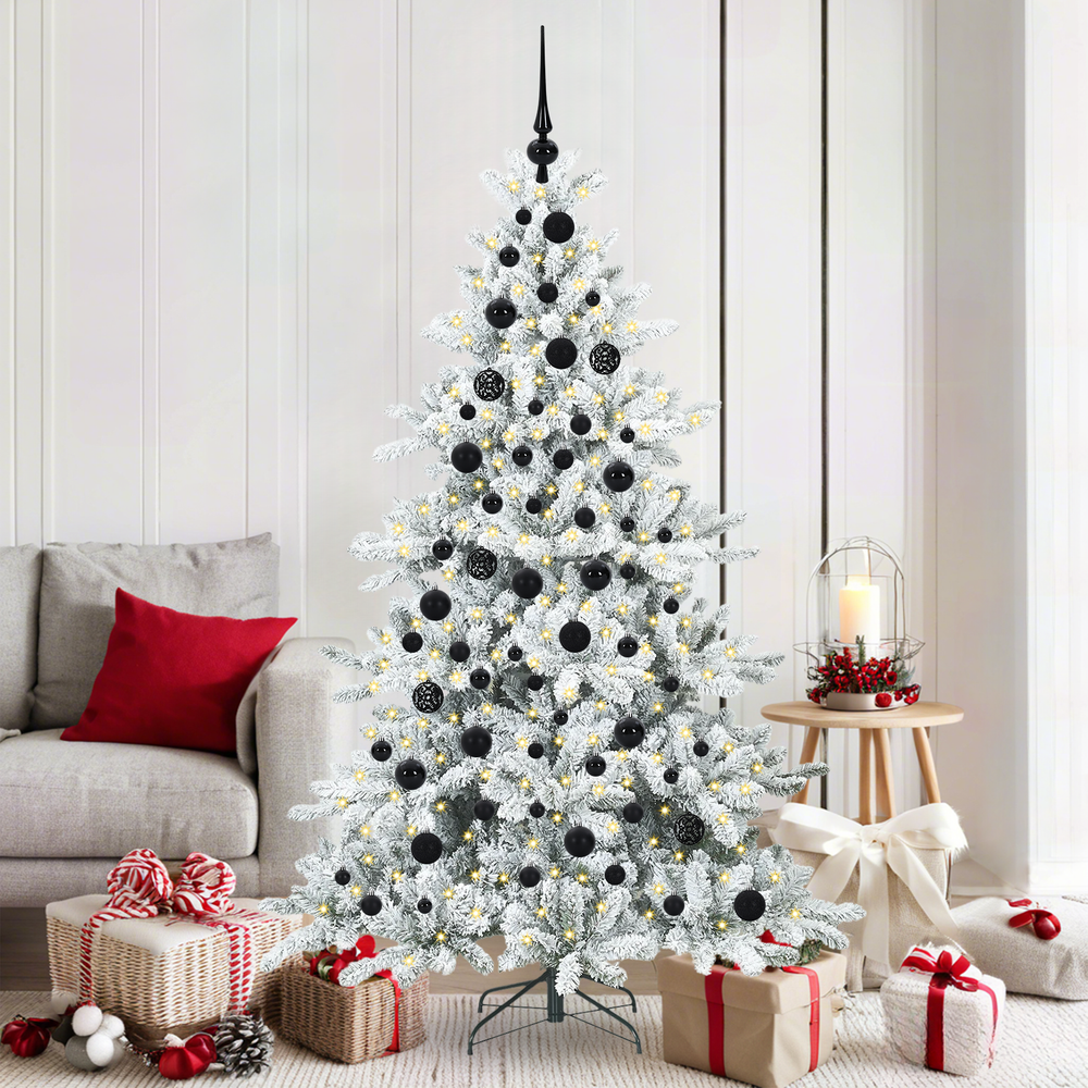 Dirbtinė Sulankstoma Kalėdų Eglutė CRYSTAL PINE, su 300 LED 180 cm.