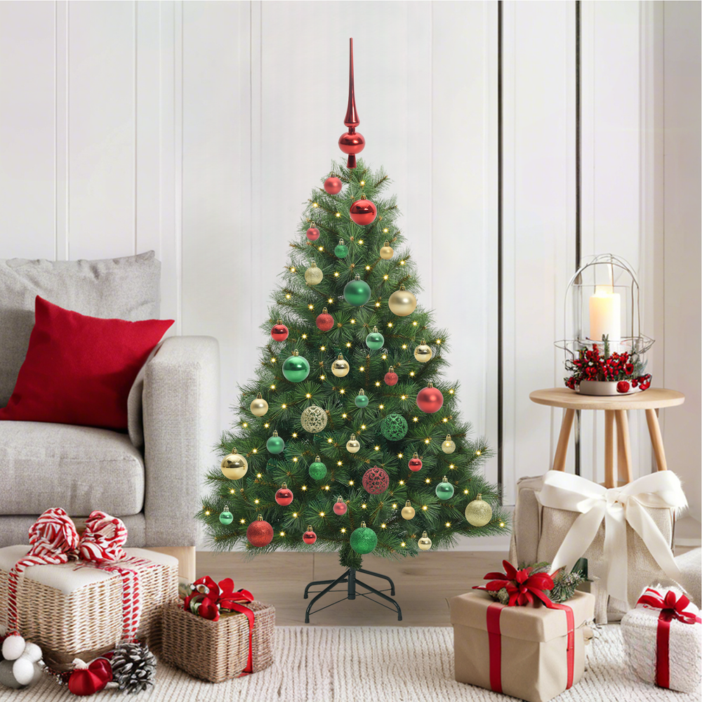 Artificial Christmas Tree with 150 LED Green 120 cm PE and PVC