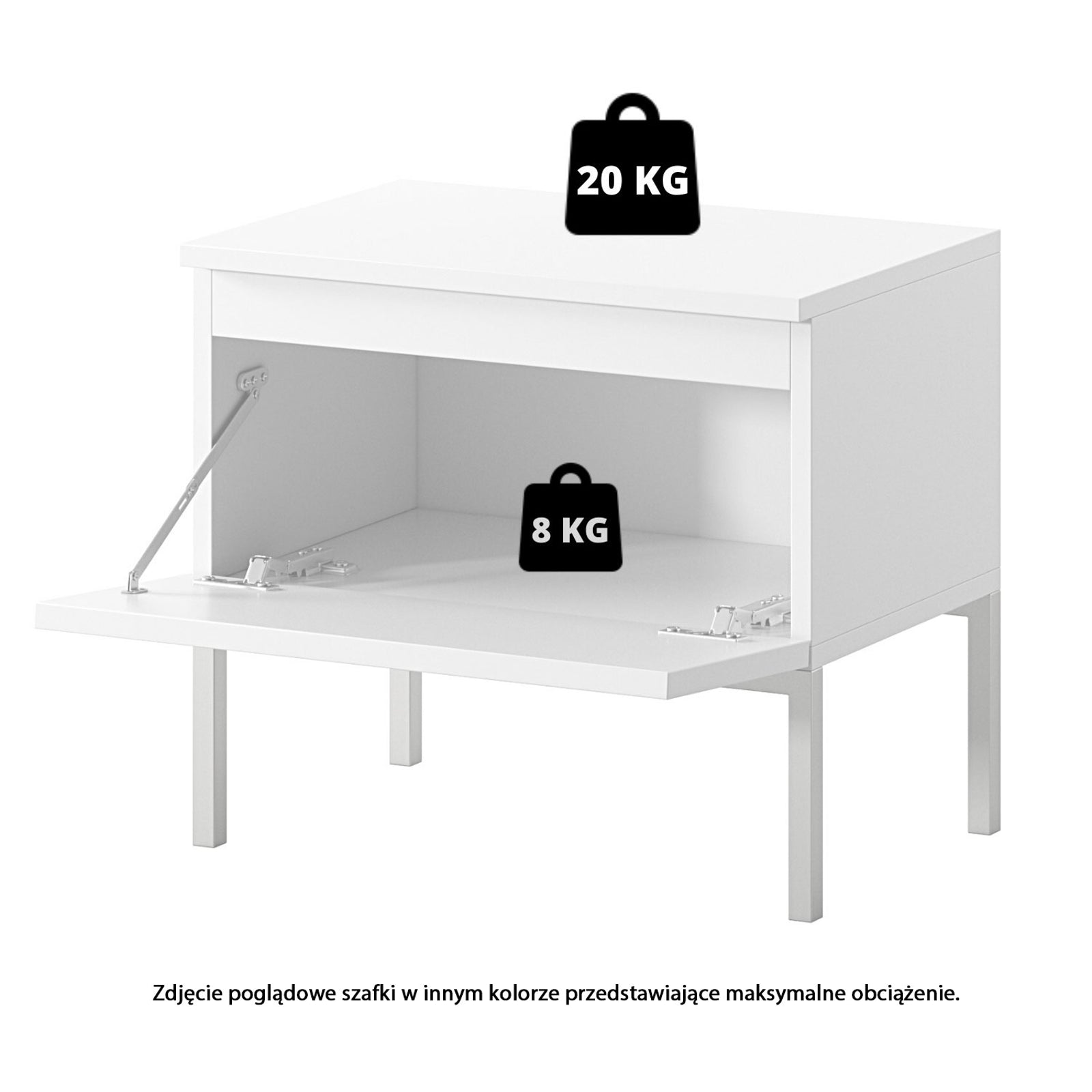 Naktinis staliukas SVEN, juodas
