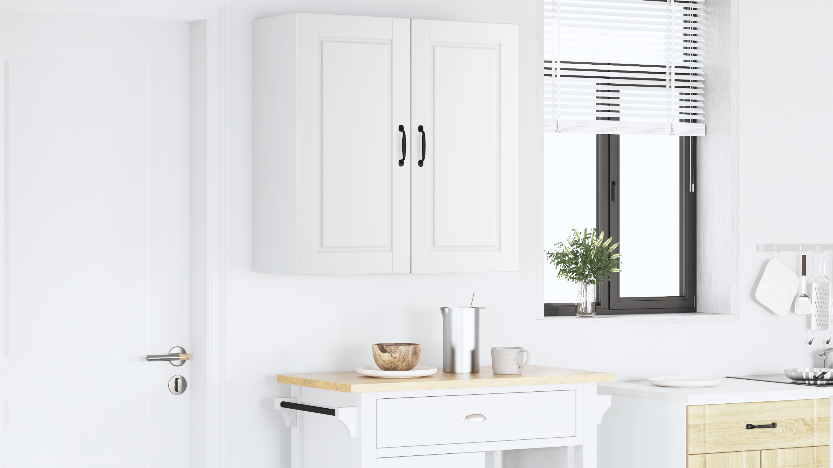 Kitchen Cabinet White 80 x 31 x 80 cm Engineered Wood
