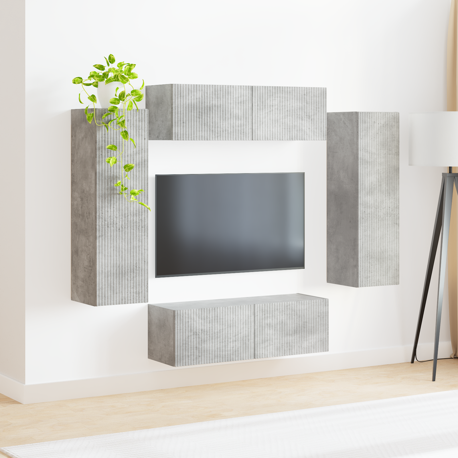 Betono pilka 98 x 31 x 29,5 cm