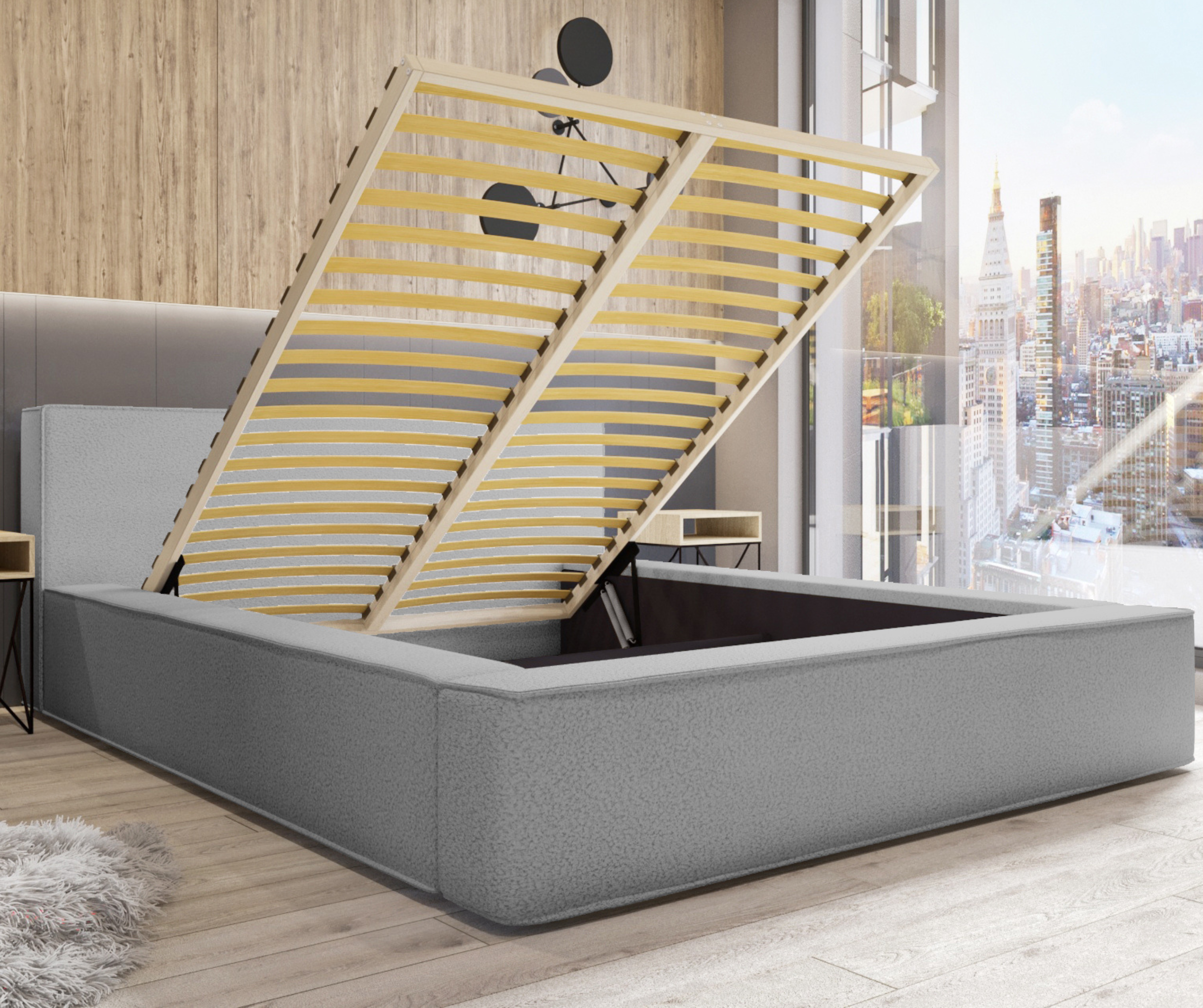 Lova BERNAND, tamsiai pilka struktūrinė