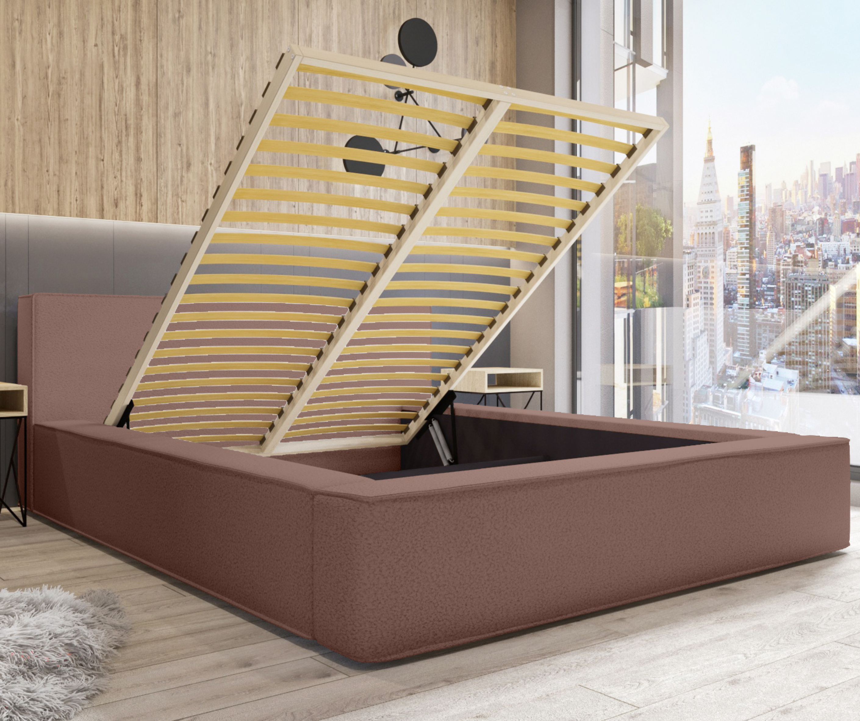 Lova BERNAND, moliūgo ruda struktūrinė