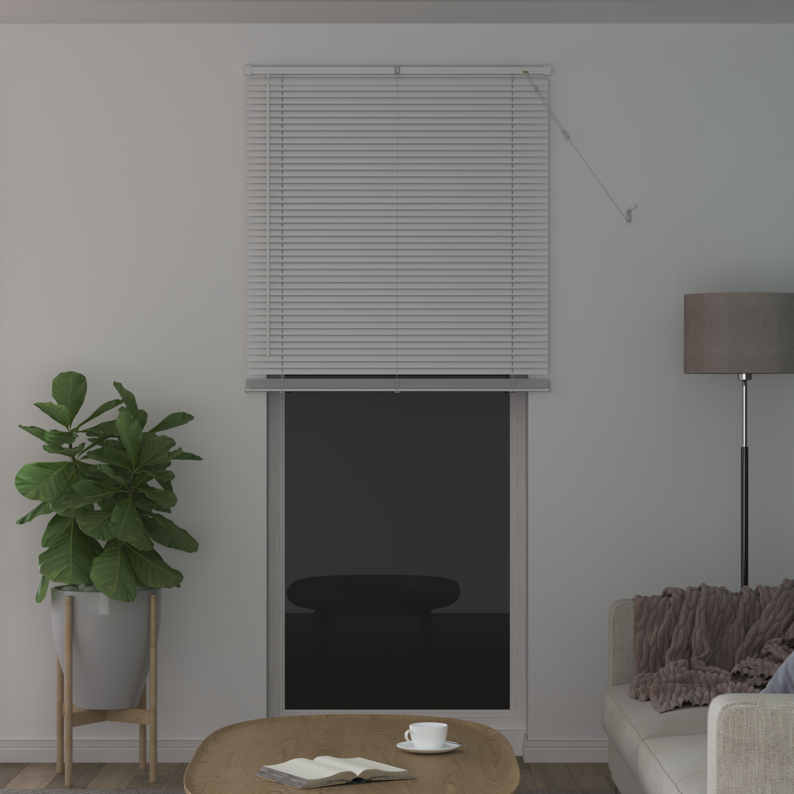 Venēcijas žalūzijas Regulējams Balts 213 x 100 cm PVC