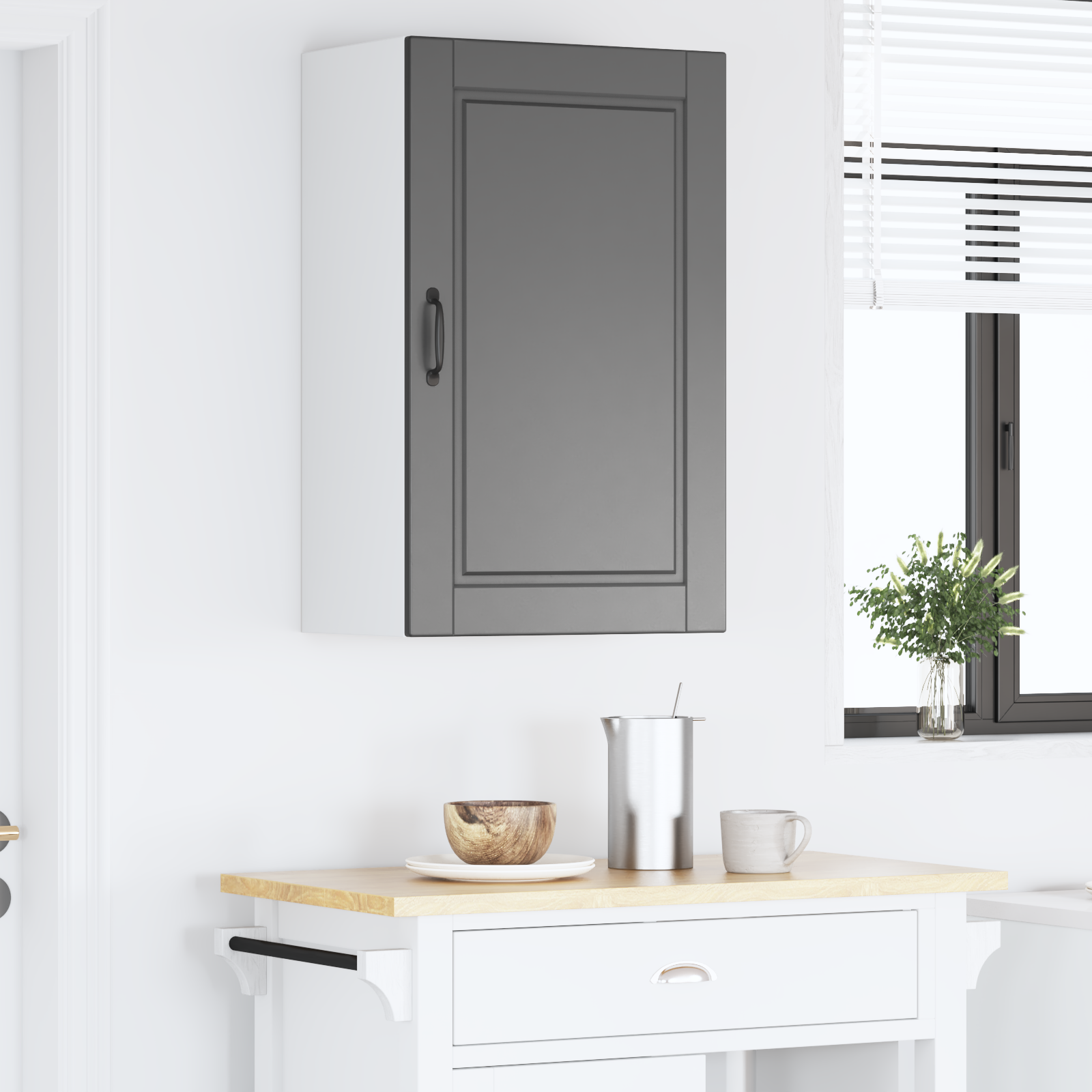Kitchen Cabinet Black 50 x 31 x 80 cm Engineered Wood
