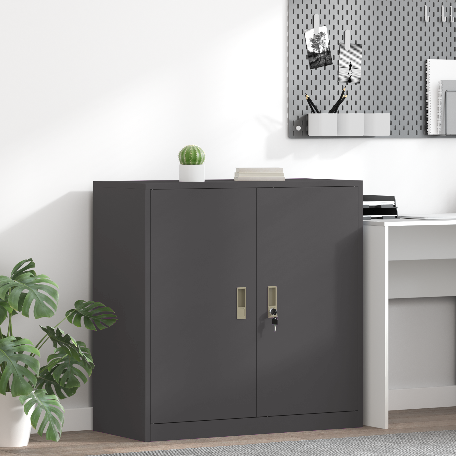 Oppbevaringsskap Juoda 90 x 40 x 90 cm Šaltai valcuita plienas