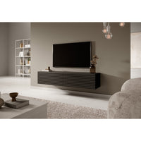 TV staliukas PAVAS, grafito, 140 cm