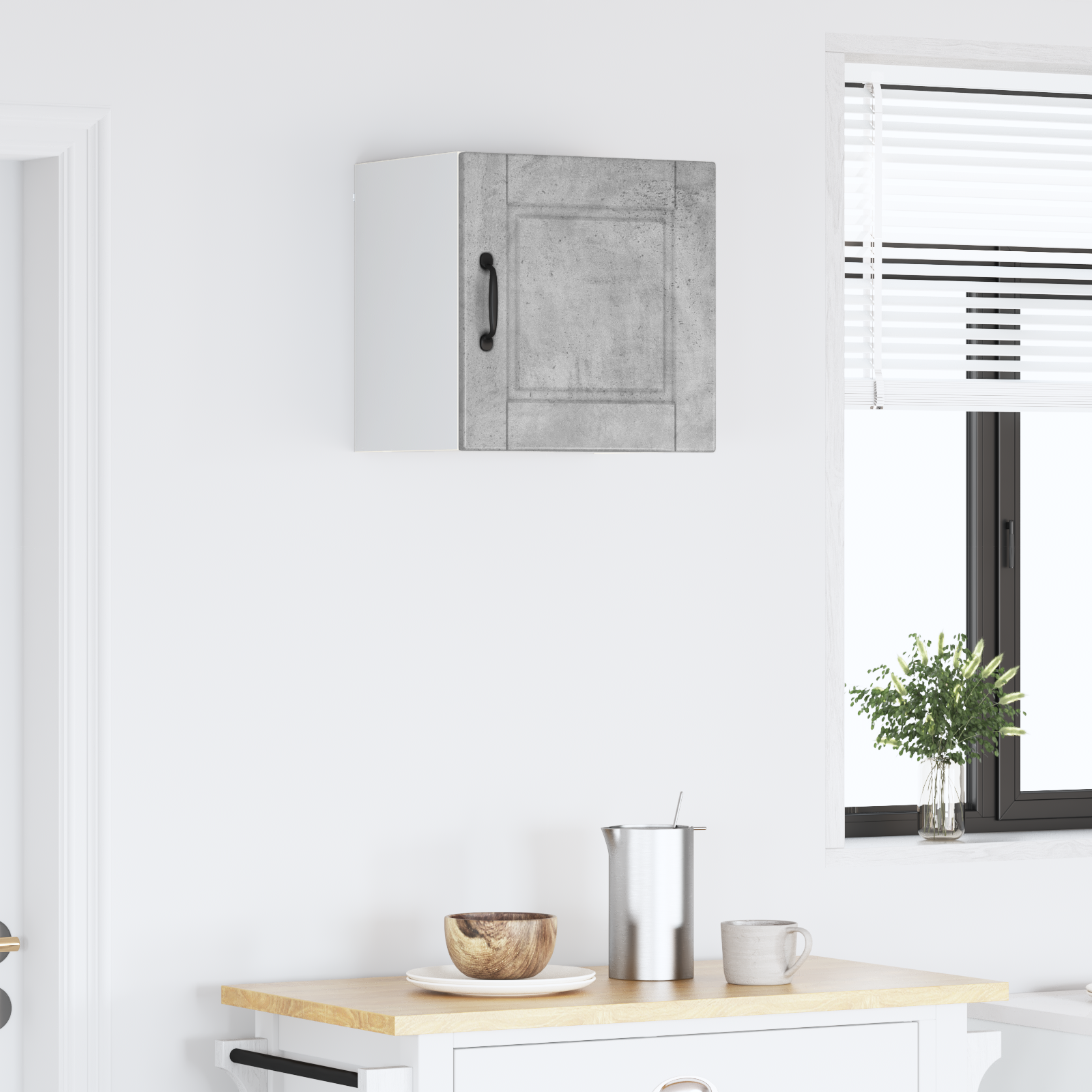Virtuvės spintelė Betono pilka 40 x 31 x 40 cm Apdirbta mediena
