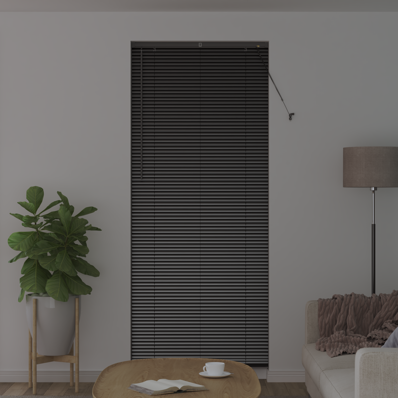 Venēcijas žalūzijas Melns 220 x 95 cm Alumīnijs