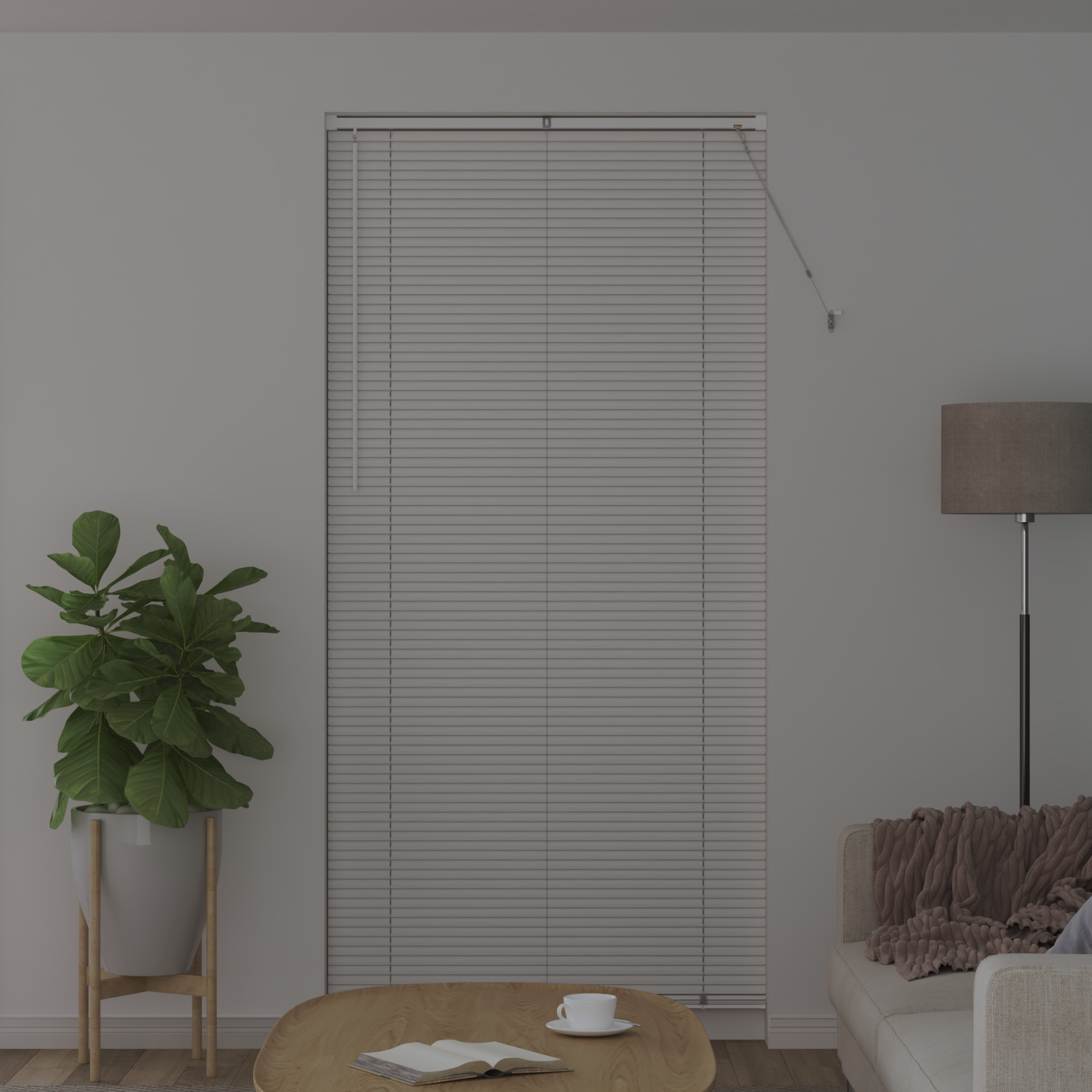 Venēcijas žalūzijas Balta 220 x 100 cm Alumīnijs