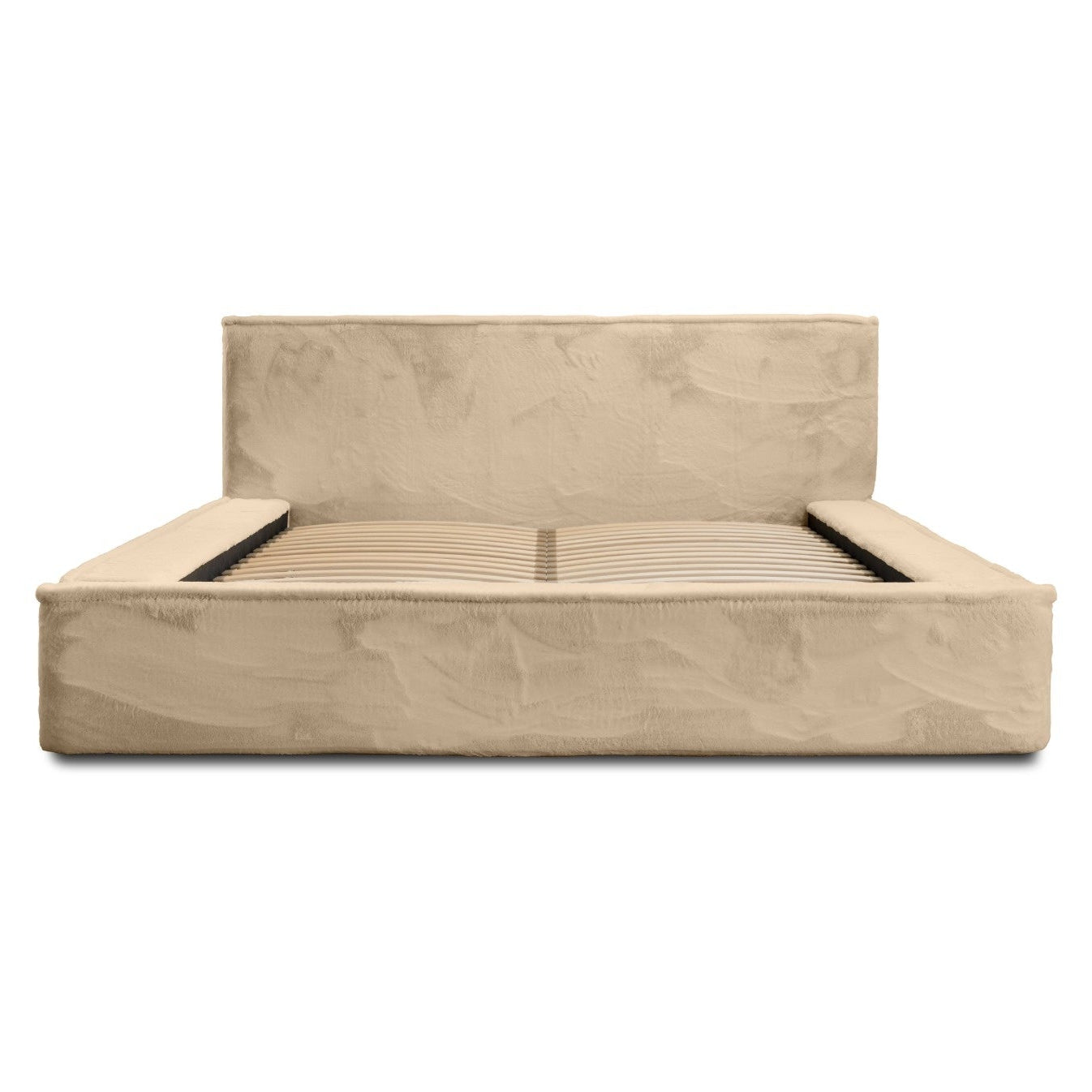 Bed JAMES, light brown