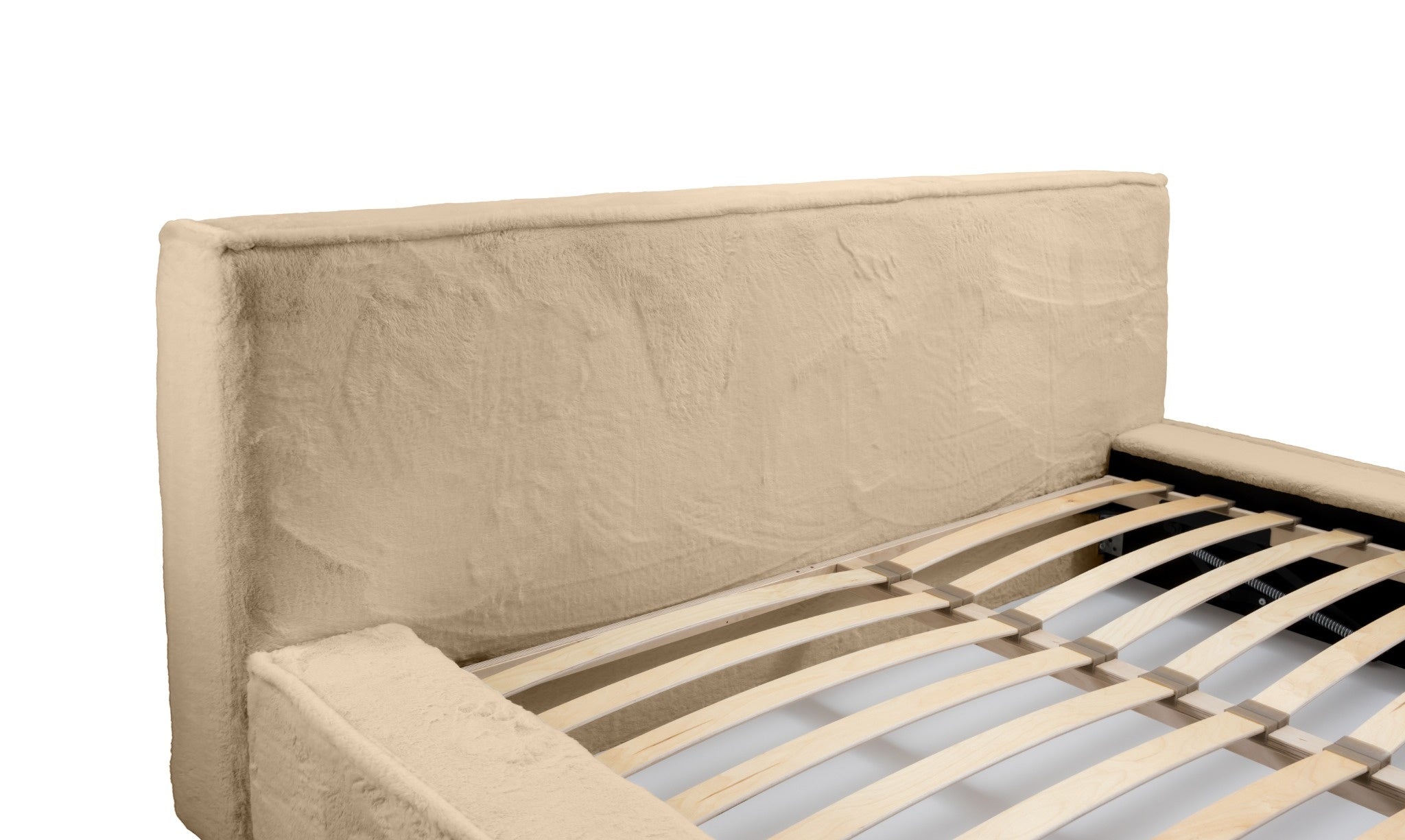 Bed JAMES, light brown