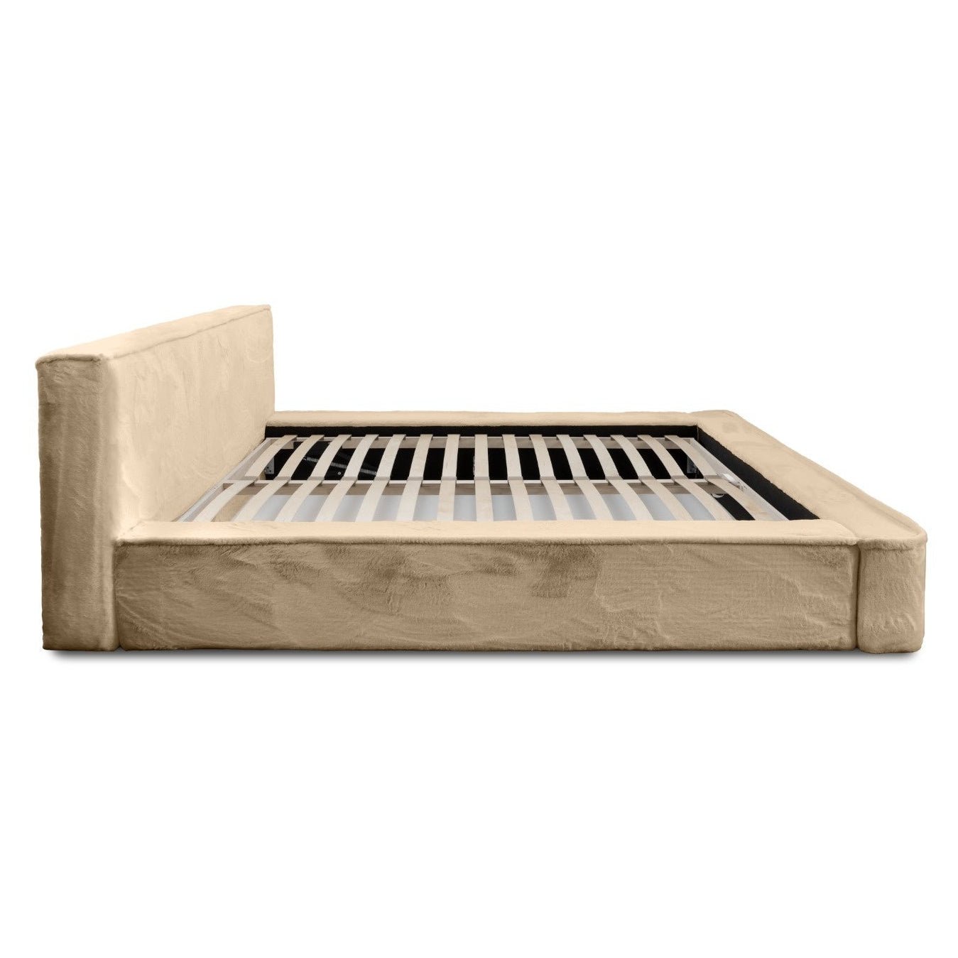 Bed JAMES, light brown