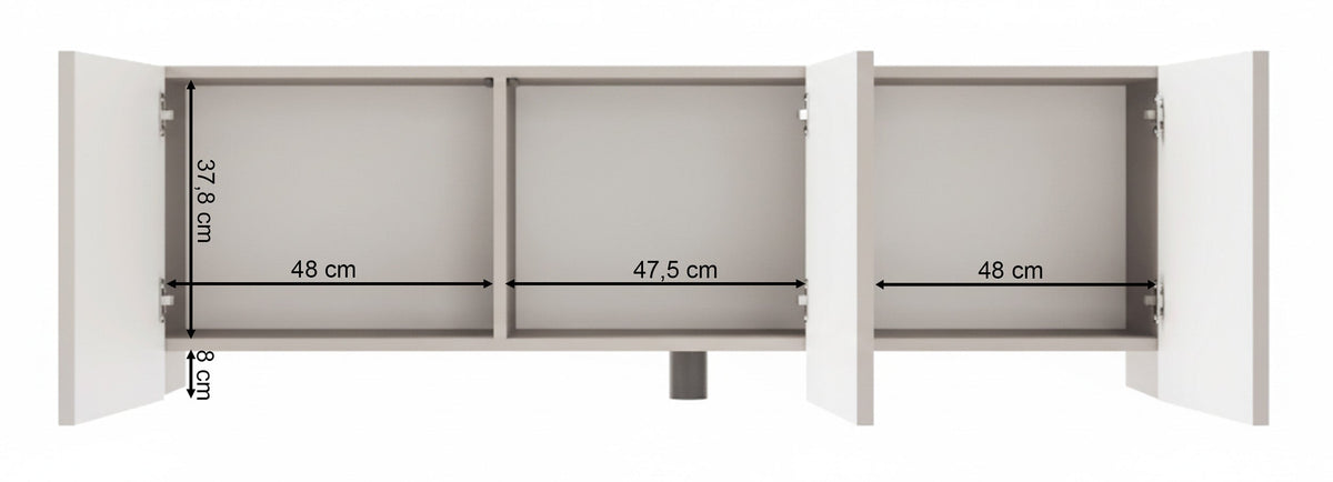 TV spintelė OTTO, 150 cm, kašmyras