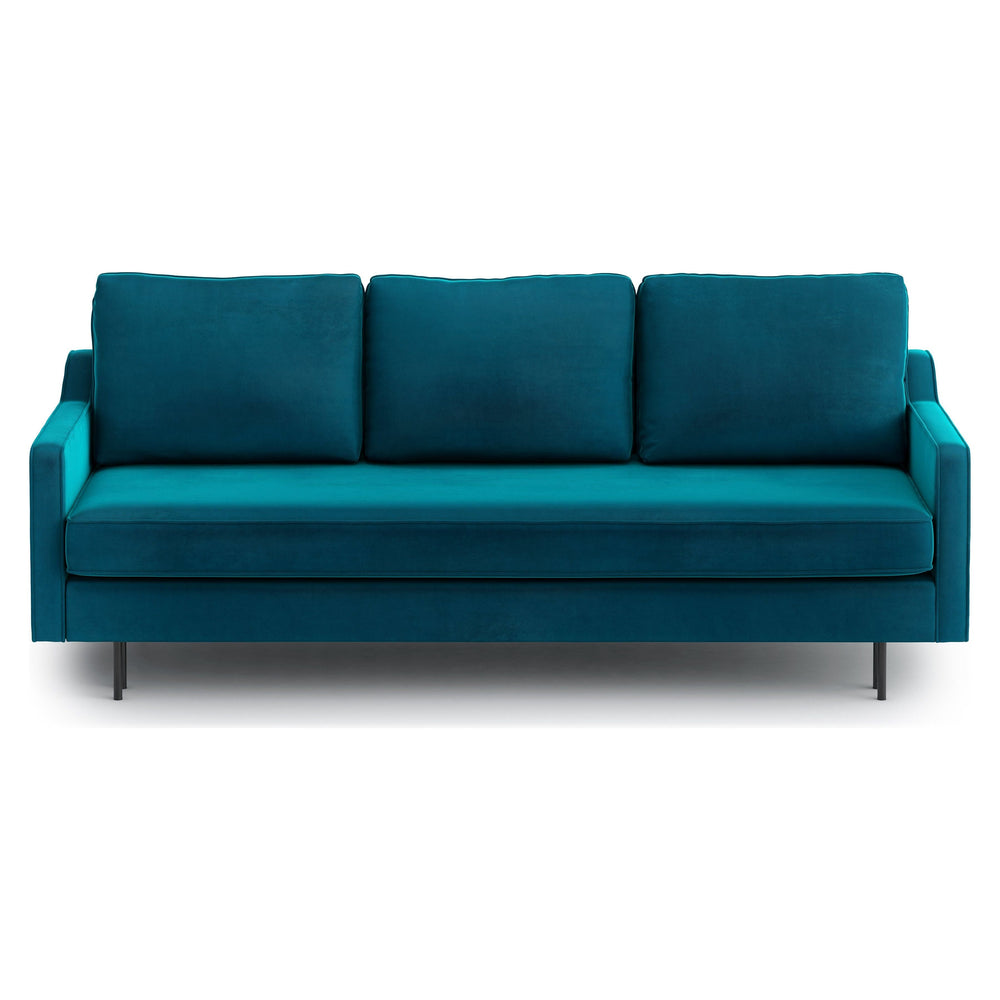 ABBE 3 vietų sofa lova, mėlyna spalva