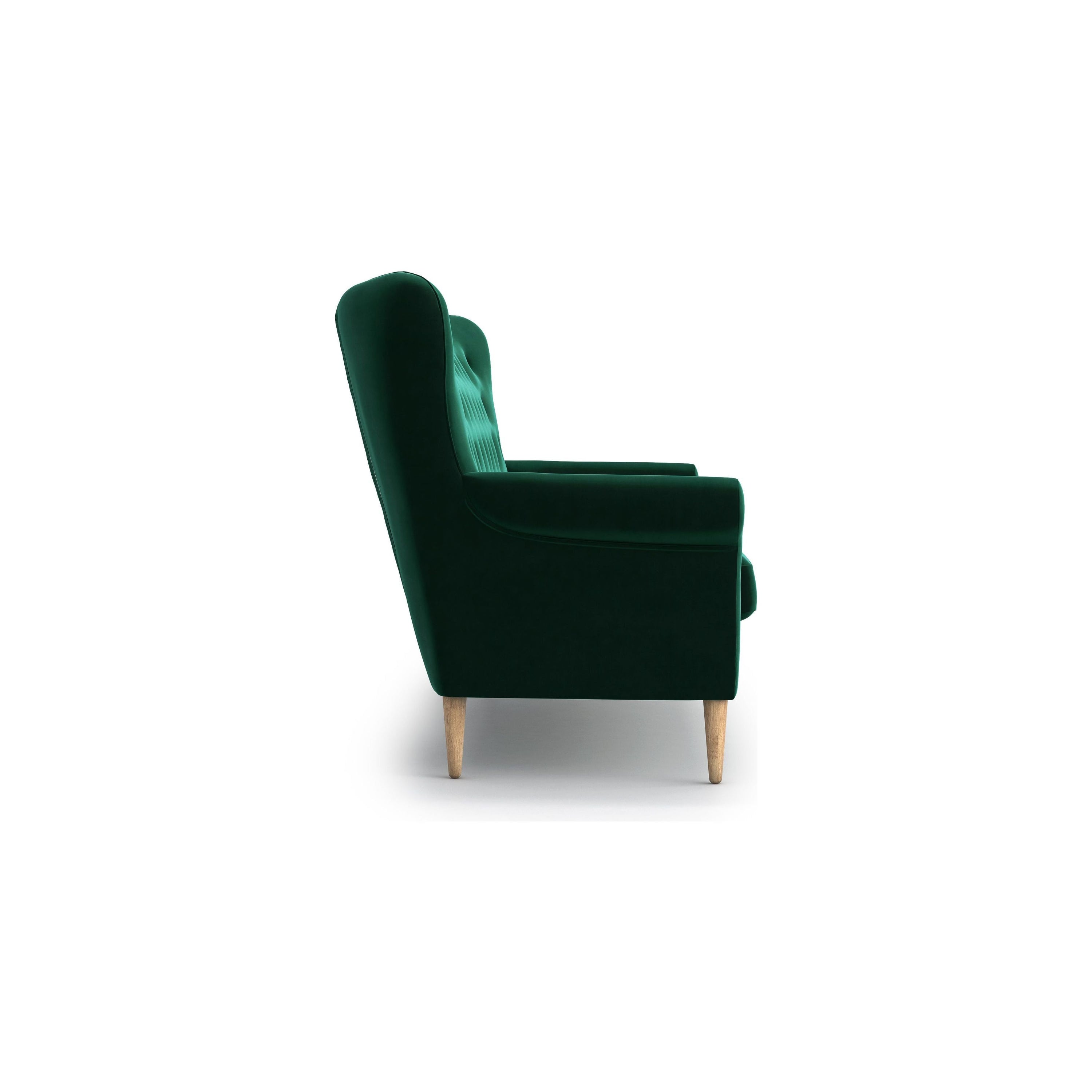 AMELIE 3 vietų sofa, žalia spalva