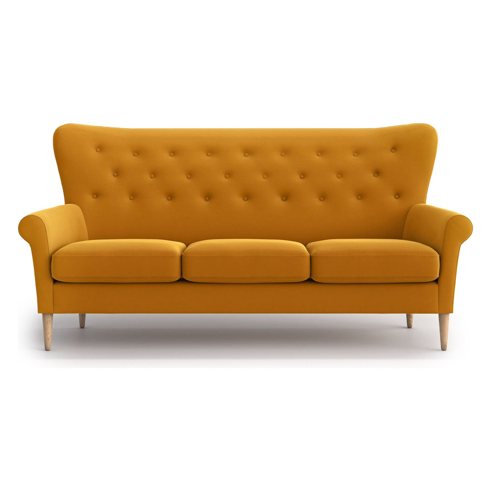 AMELIE 3 vietų sofa, oranžinė spalva