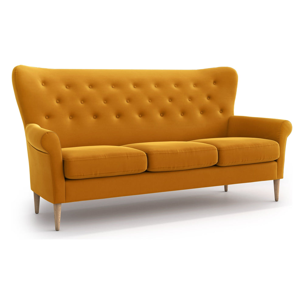 AMELIE 3 vietų sofa, oranžinė spalva
