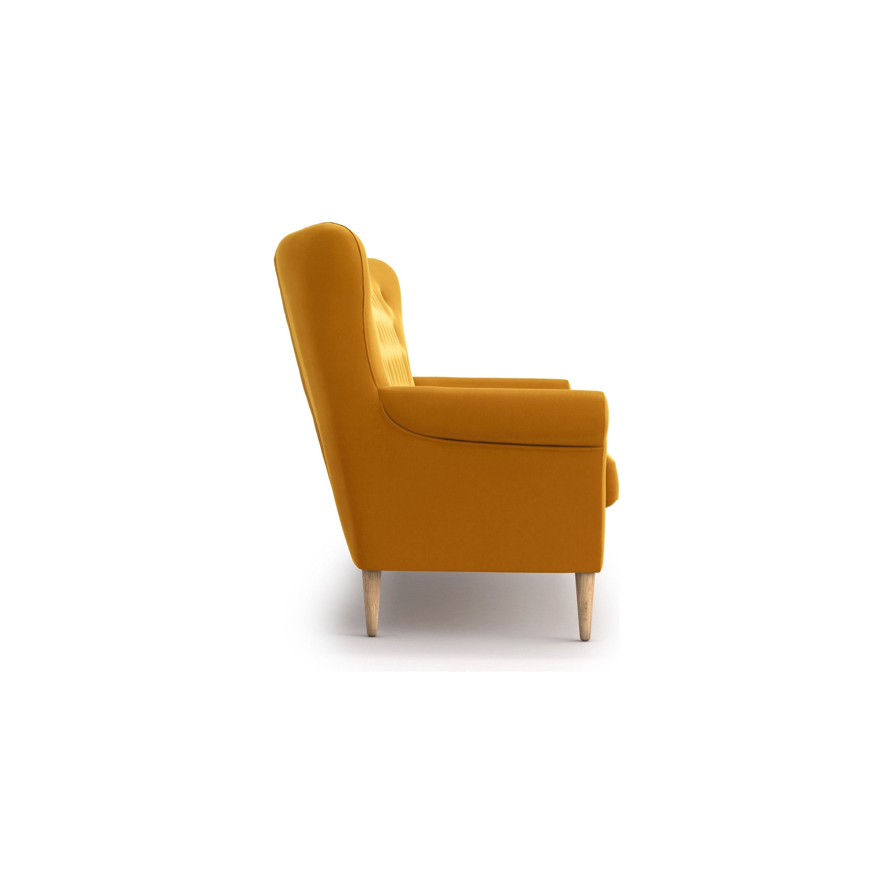 AMELIE 3 vietų sofa, oranžinė spalva