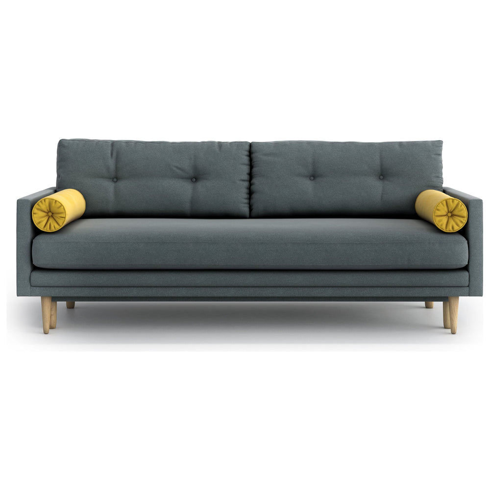 AMY 3 vietų sofa lova, pilka spalva