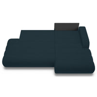 Kampinė sofa-lova ARIONE, mėlyna, dešinė
